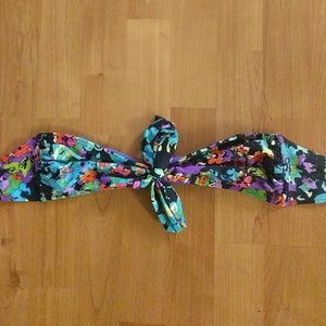 Multi-Colored Bandeau Bikini Top